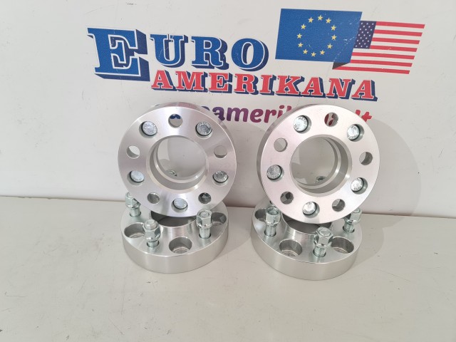1.25" 5x4.5 14x1.5 studs wheel spacers